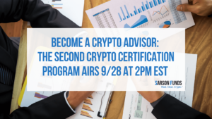 Crypto Advisor certification
