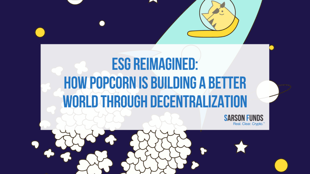 Popcorn ESG investing